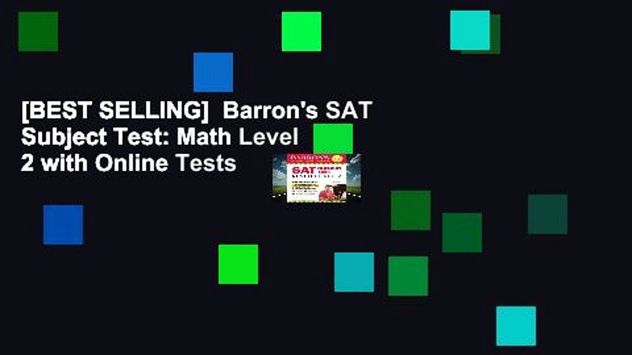 [BEST SELLING]  Barron's SAT Subject Test: Math Level 2 with Online Tests