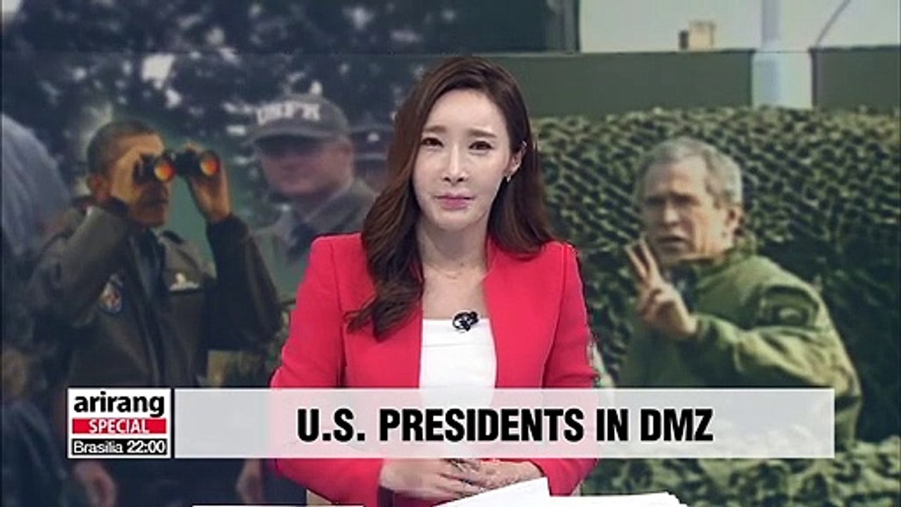 History of U.S. presidents visiting DMZ and their messages
