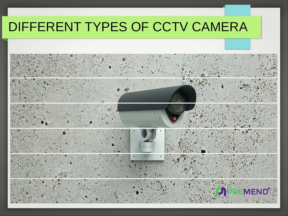 Different Types Of CCTV Camera