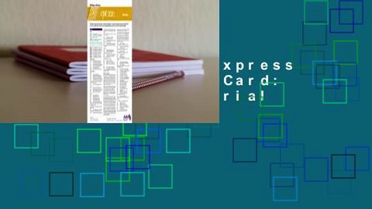 Online CPT 2020 Express Reference Coding Card: Obstetrics  For Trial