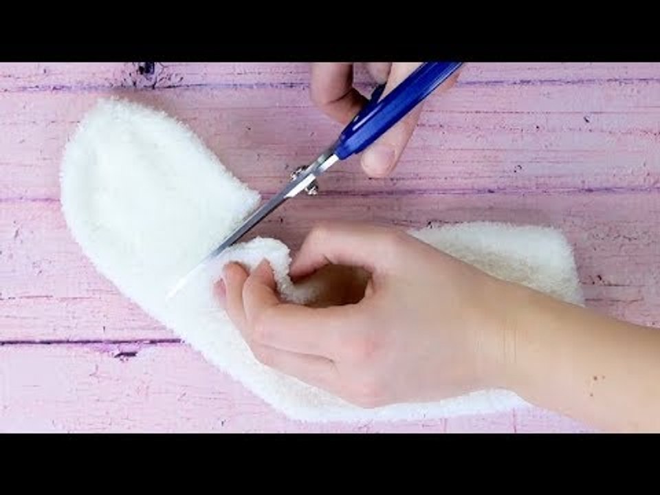 She Cuts 4 Socks. See What Happens Next!