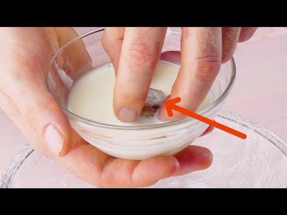 O que ele molha no leite é a chave deste sonho de torta!