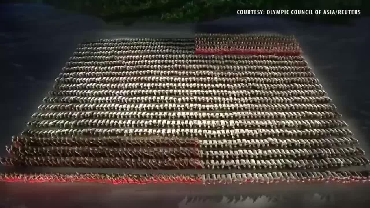 Pembukaan Asian Games 2018 di Gelora Bung Karno Indonesia