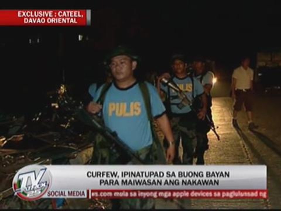 EXCL: Curfew implemented in Cateel