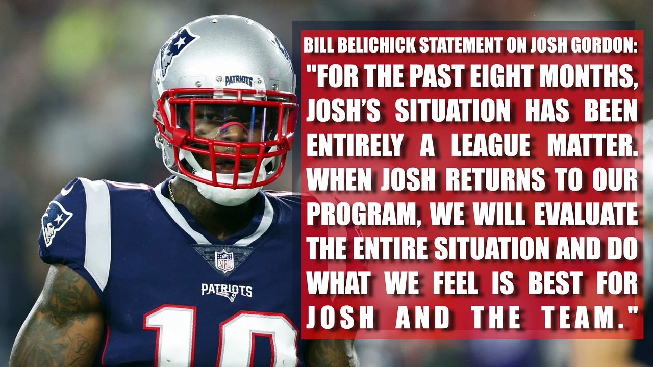 Bill Belichick releases statement on Josh Gordon
