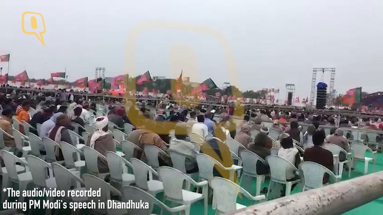 Empty Seats at Modi’s Rally – Is there a Mood Shift in Gujarat?