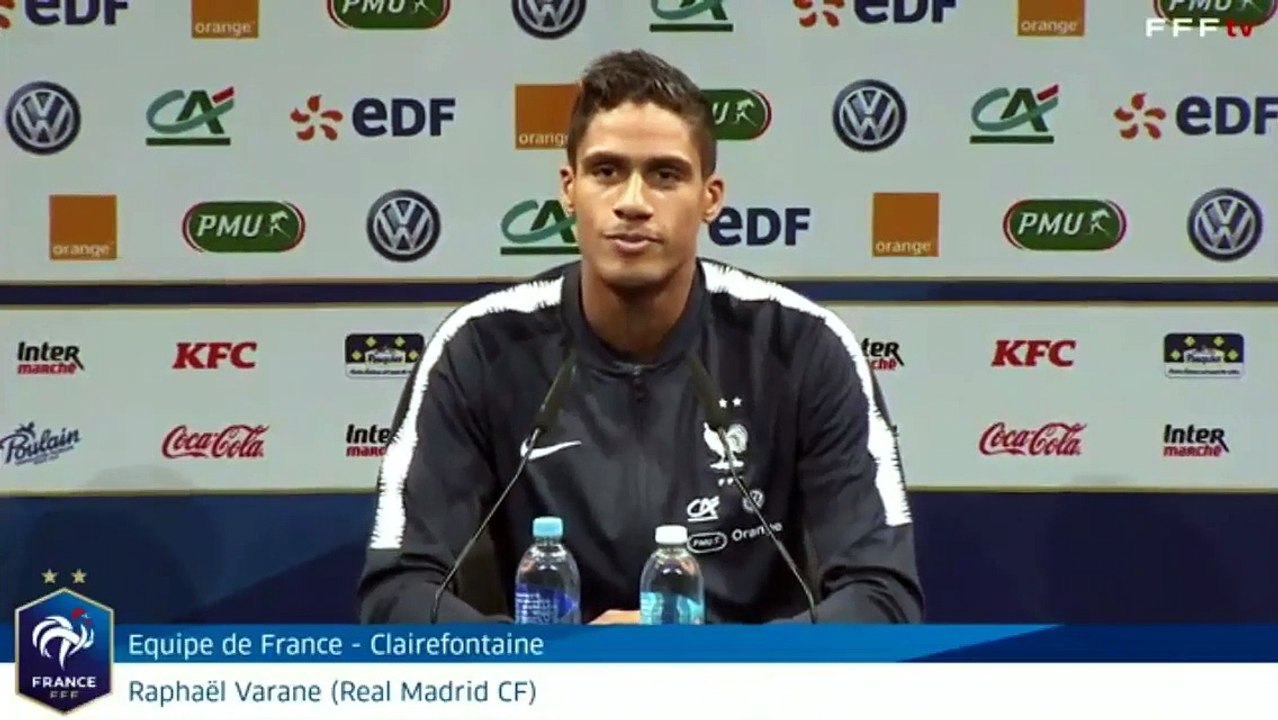 Varane sur le match Algérie - France