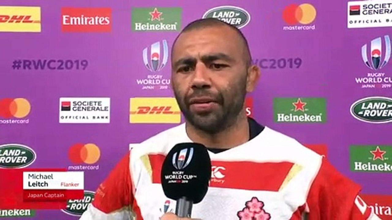 Michael Leitch post-match interview