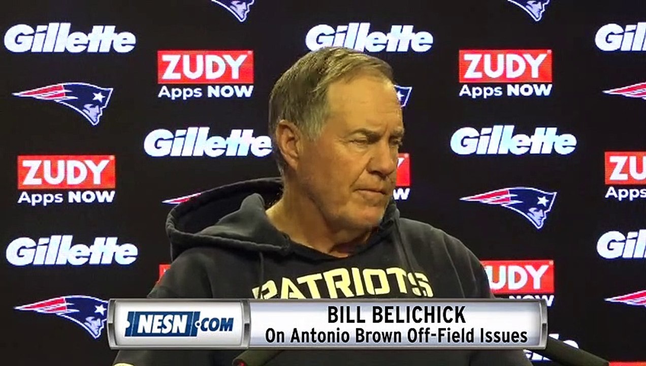 Bill Belichick Deflects Antonio Brown Questions