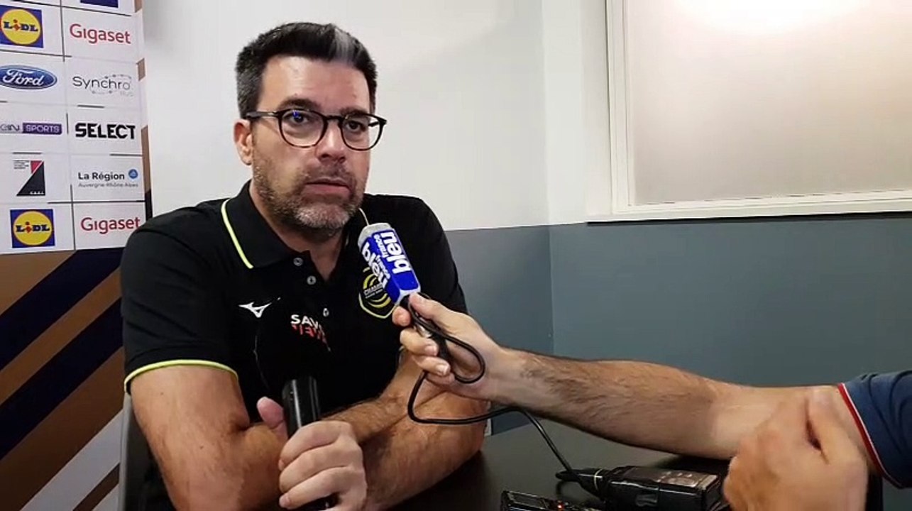 Réaction d'Erick Mathé après la rencontre Chambéry - Nîmes