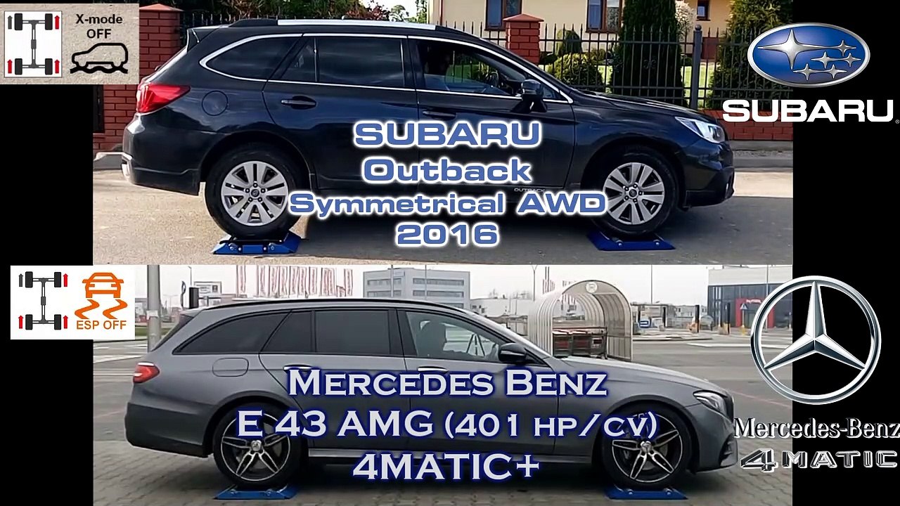 AWD duel: Subaru Symmetrical AWD vs Mercedes 4Matic+