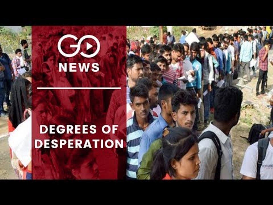 Engineers, MBAs Apply For Housekeeping