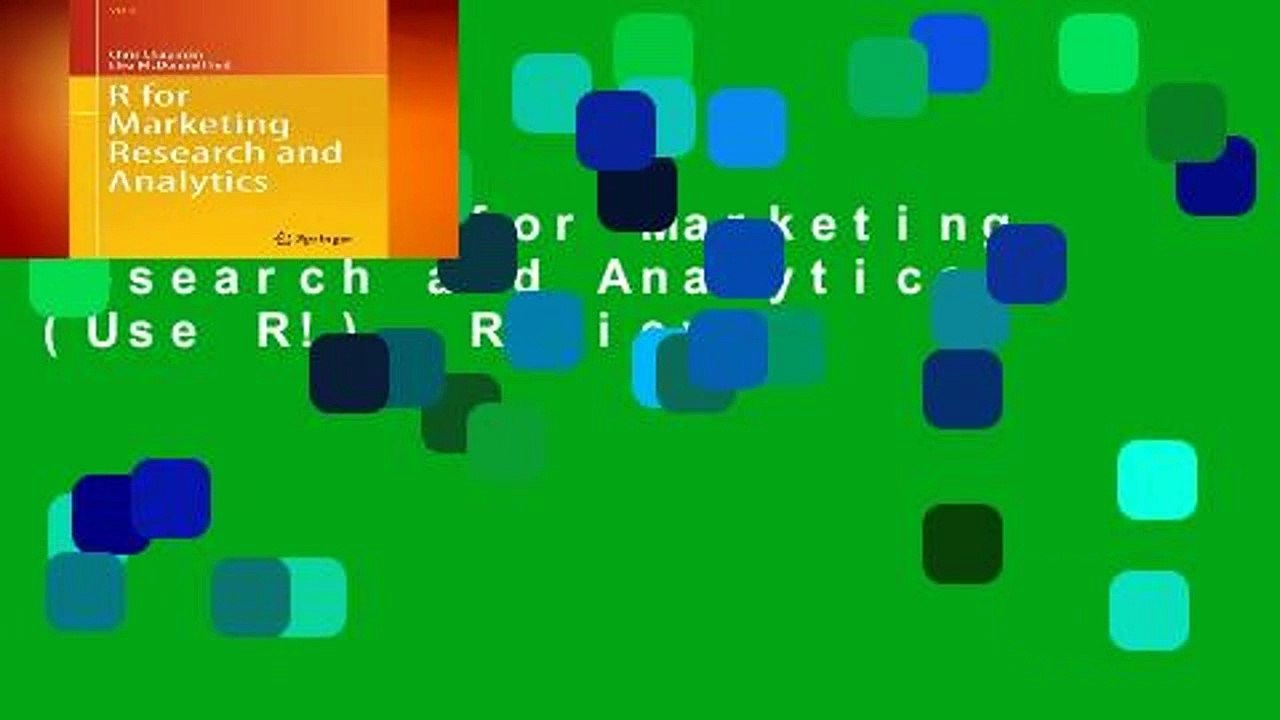 [Read] R for Marketing Research and Analytics (Use R!)  Review
