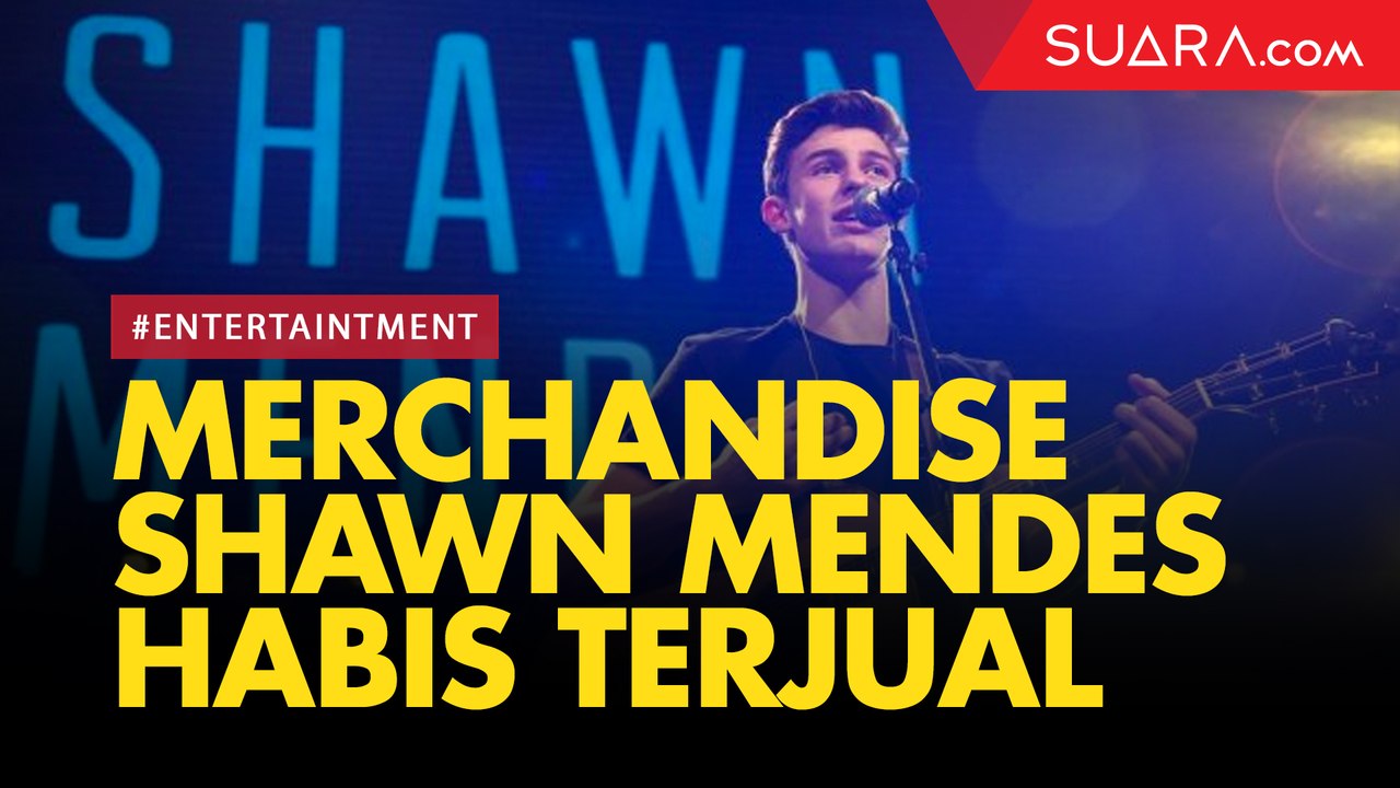 Stok Merchandise Shawn Mendes Ludes Terjual Dalam Hitungan Jam