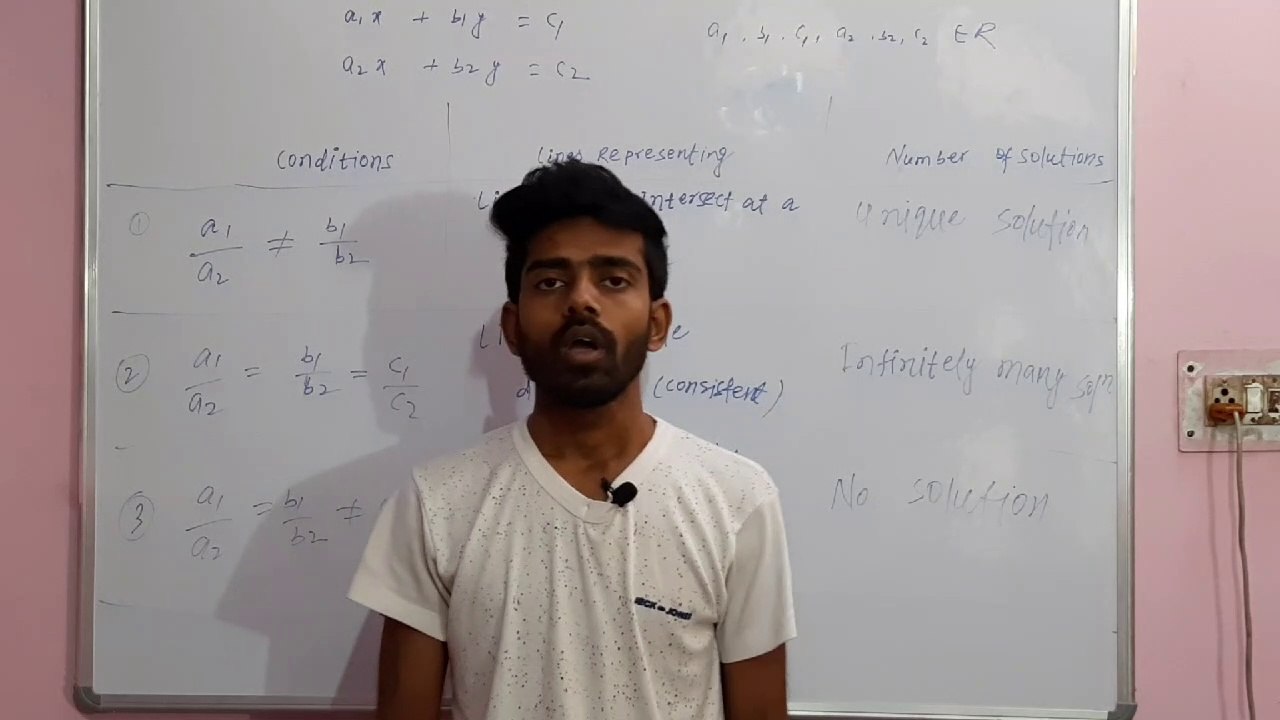 Class10th : Algebra 01 : Introduction of pair of linear equations in Two Variables for All BORD Examinations