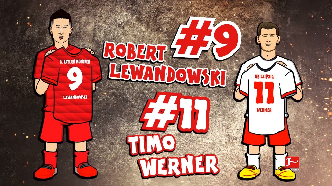Bundesliga: Werner/Lewandowski Rap Battle! Powered By 442oons