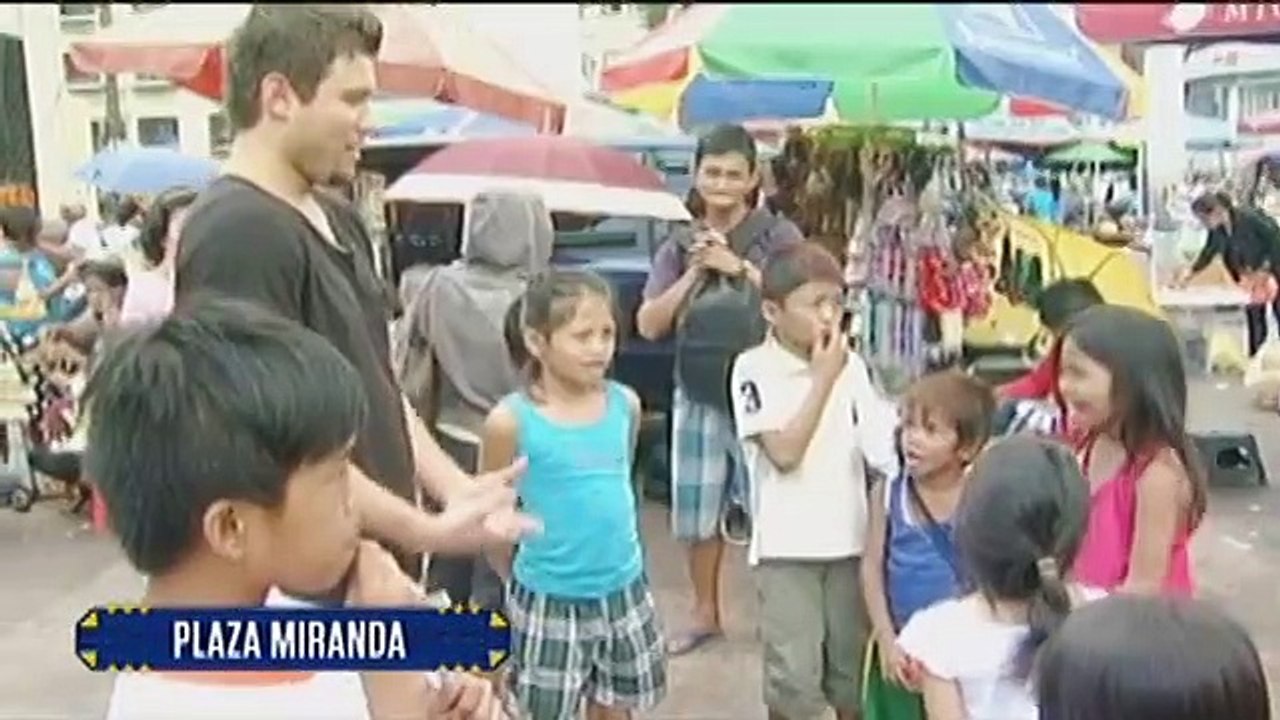 Ryan, nakipaglaro sa mga batang Quiapo