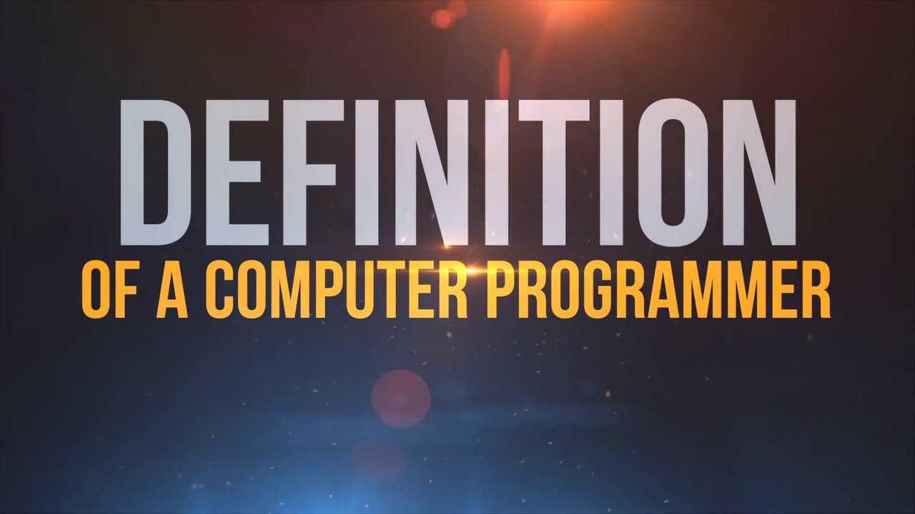 Definition of a Computer Programmer