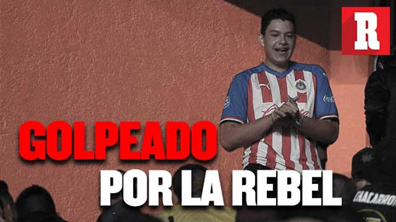 La Rebel agredió a un aficionado de chivas