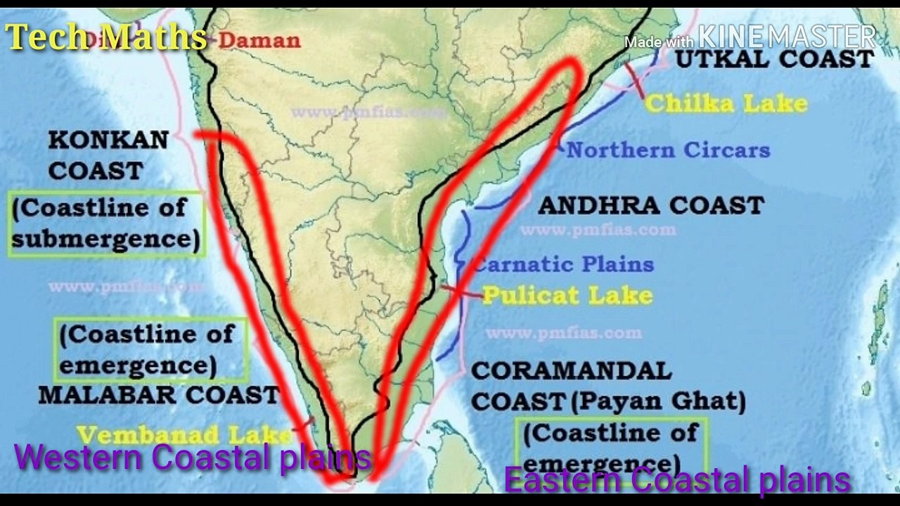 Brief explanation of COASTAL PLAINS