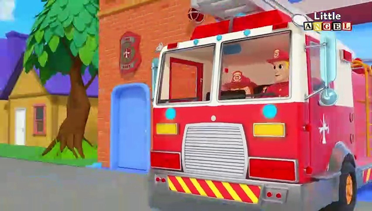 Die Polizei, dein Freund und Helfer | Polizeiauto - Lied | Little Angel Deutsch