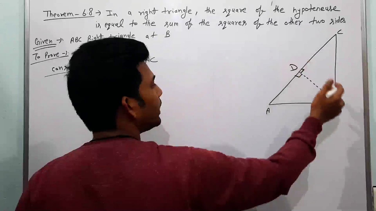 Triangle Pythagoras theorem