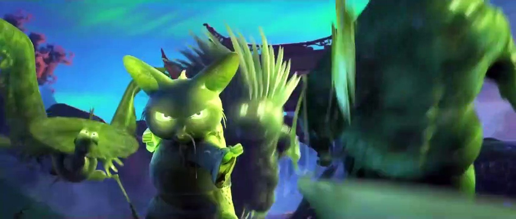 Kung Fu Panda 3:Kaai Vs Panda Village Funny Action Scene In Hindi Movie Clips