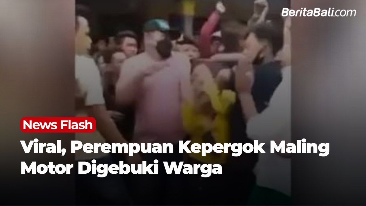 Perempuan Terekam Maling Motor Dihakimi Warga di Jember