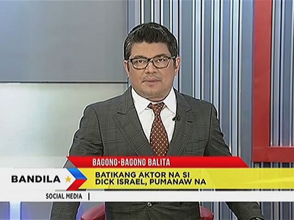 Batikang aktor na si Dick Israel, pumanaw na