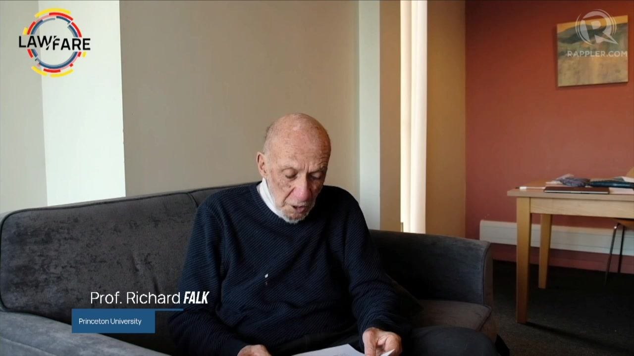 Falk: Lawfare is used in national security discourse in the U.S.