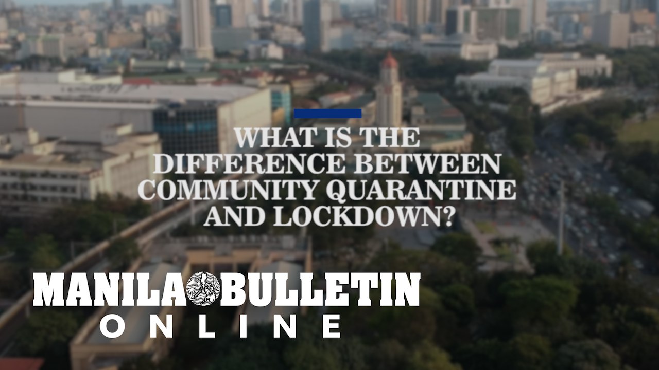 What is the difference between community quarantine and lockdown?