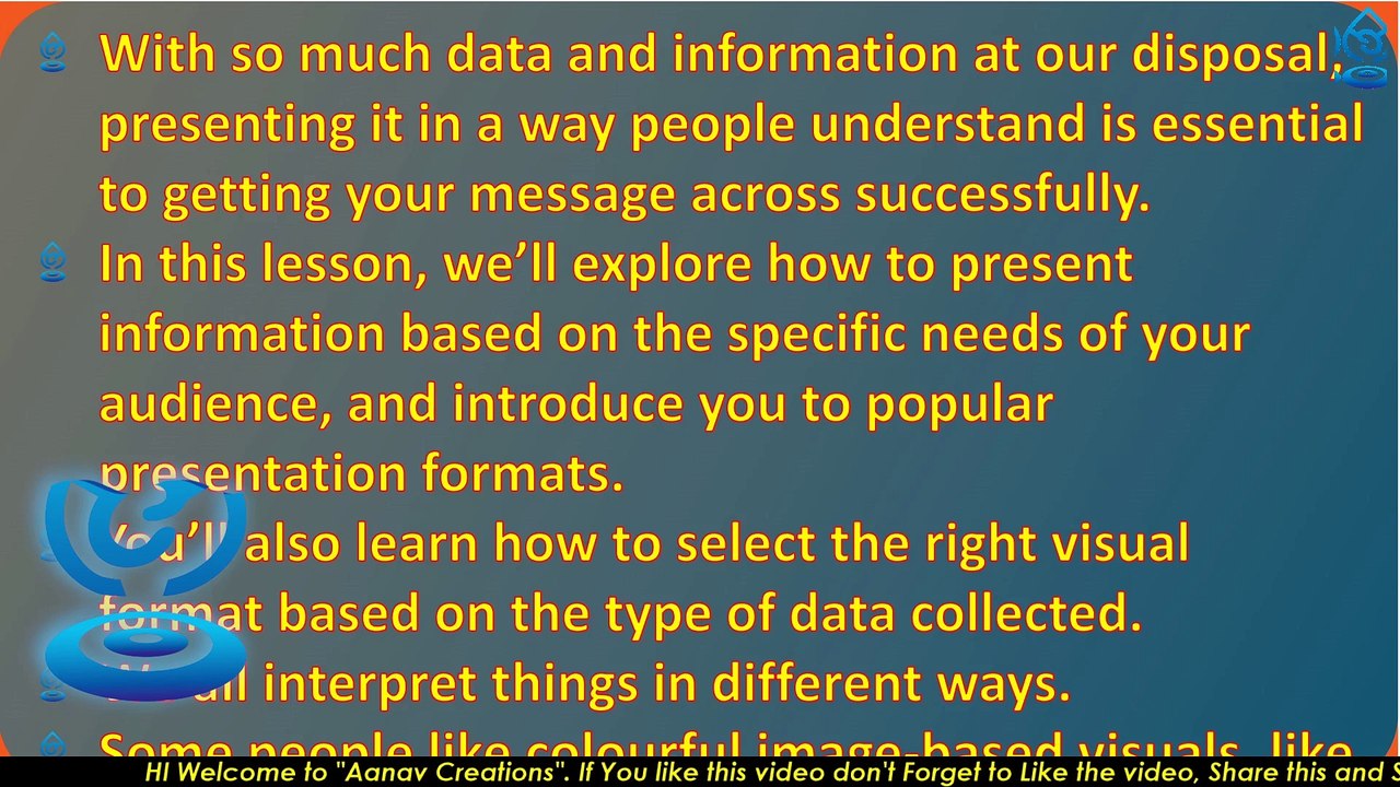 Presenting Data Effectively | Digital Marketing | Class 93 |  @Aanav Creations   @Technical Maanav