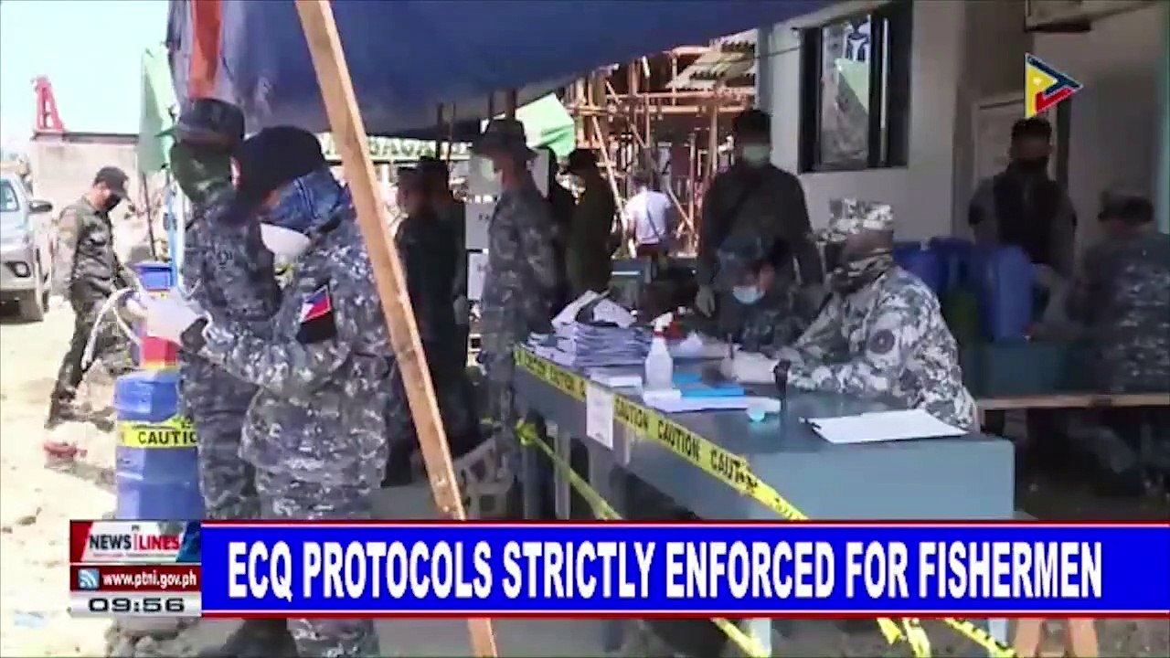 ECQ protocols strictly enforced for fishermen
