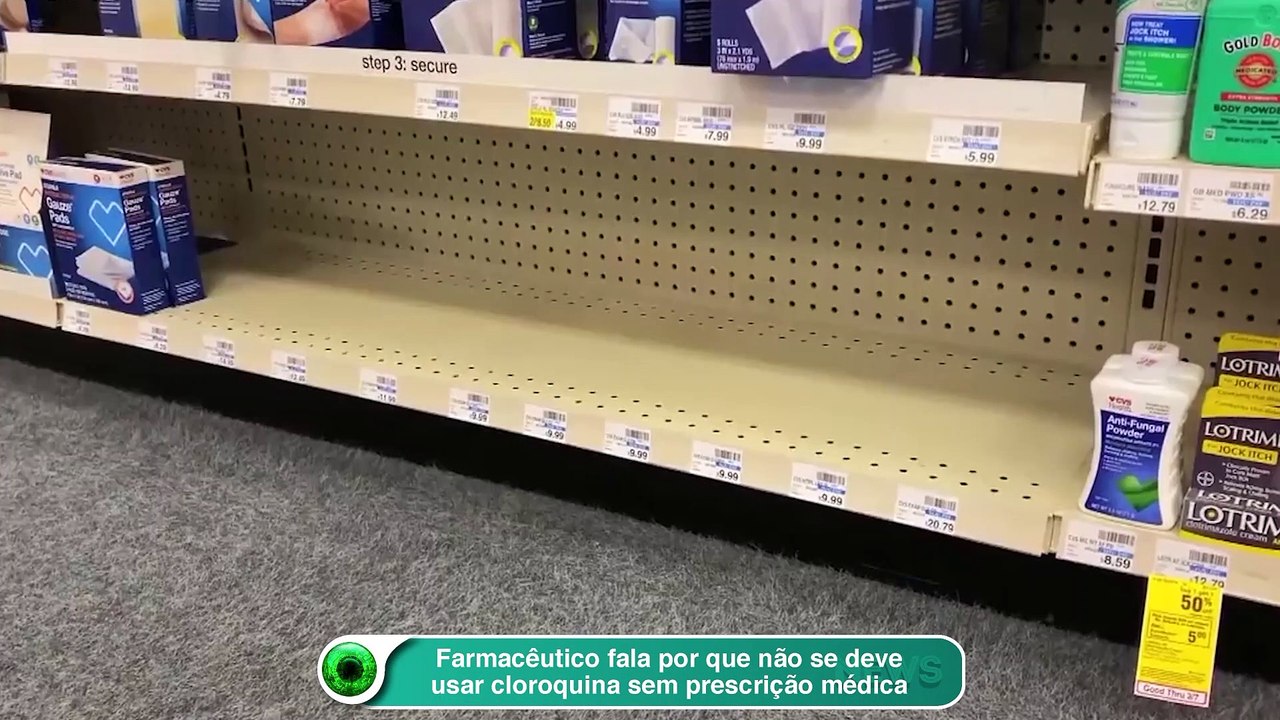 Farmacêutico fala por que não se deve usar cloroquina sem prescrição médica