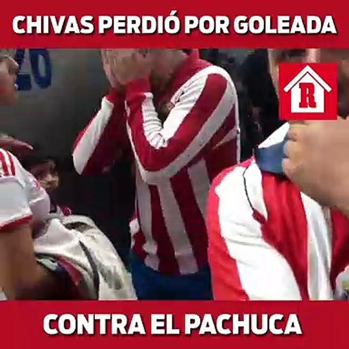 Chivas pierde por goleada contra  Pachuca