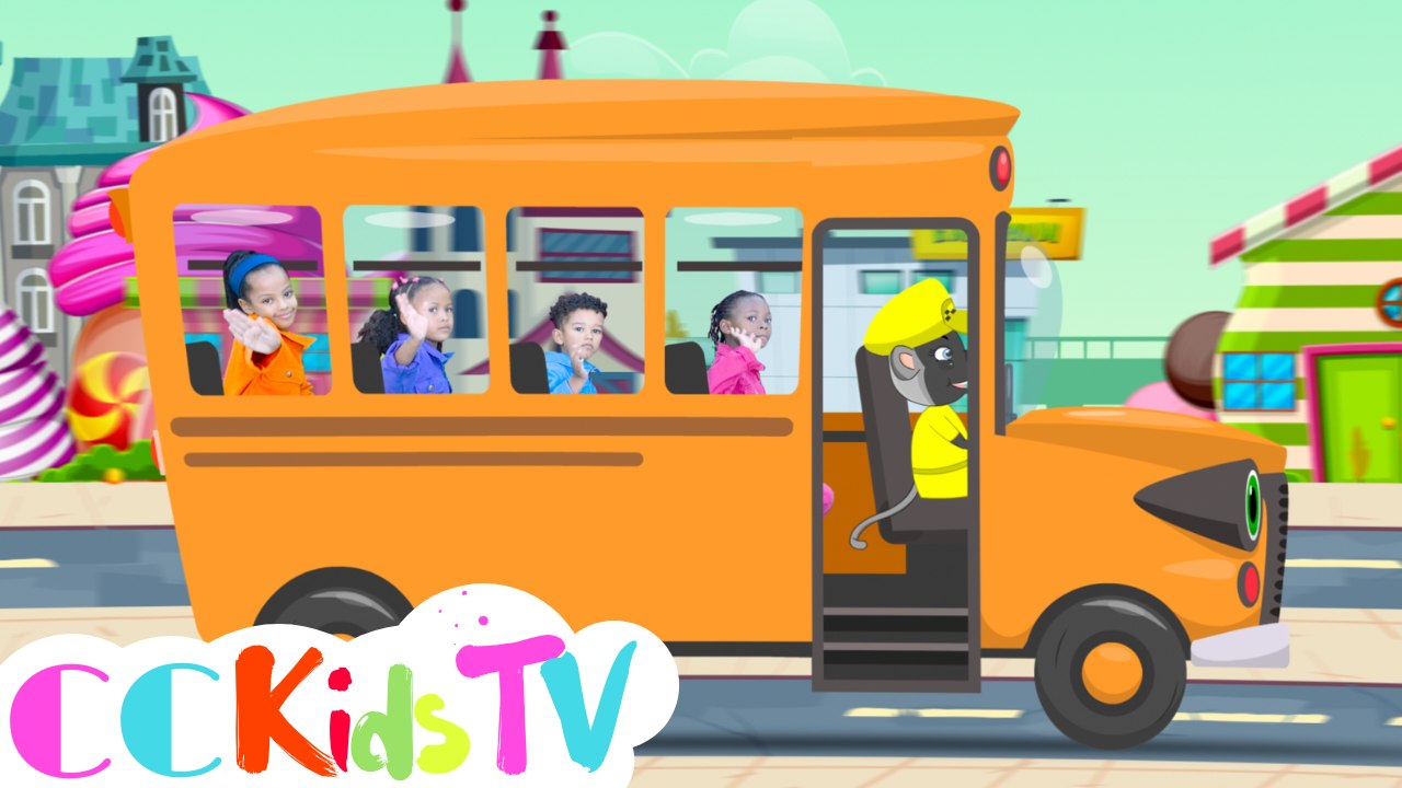 The Wheels On The Bus | Wheels On The Bus Song | The Wheels On The Bus Song | Round & Round