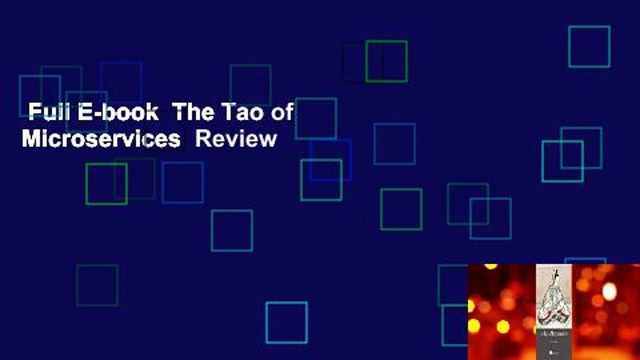 Full E-book  The Tao of Microservices  Review