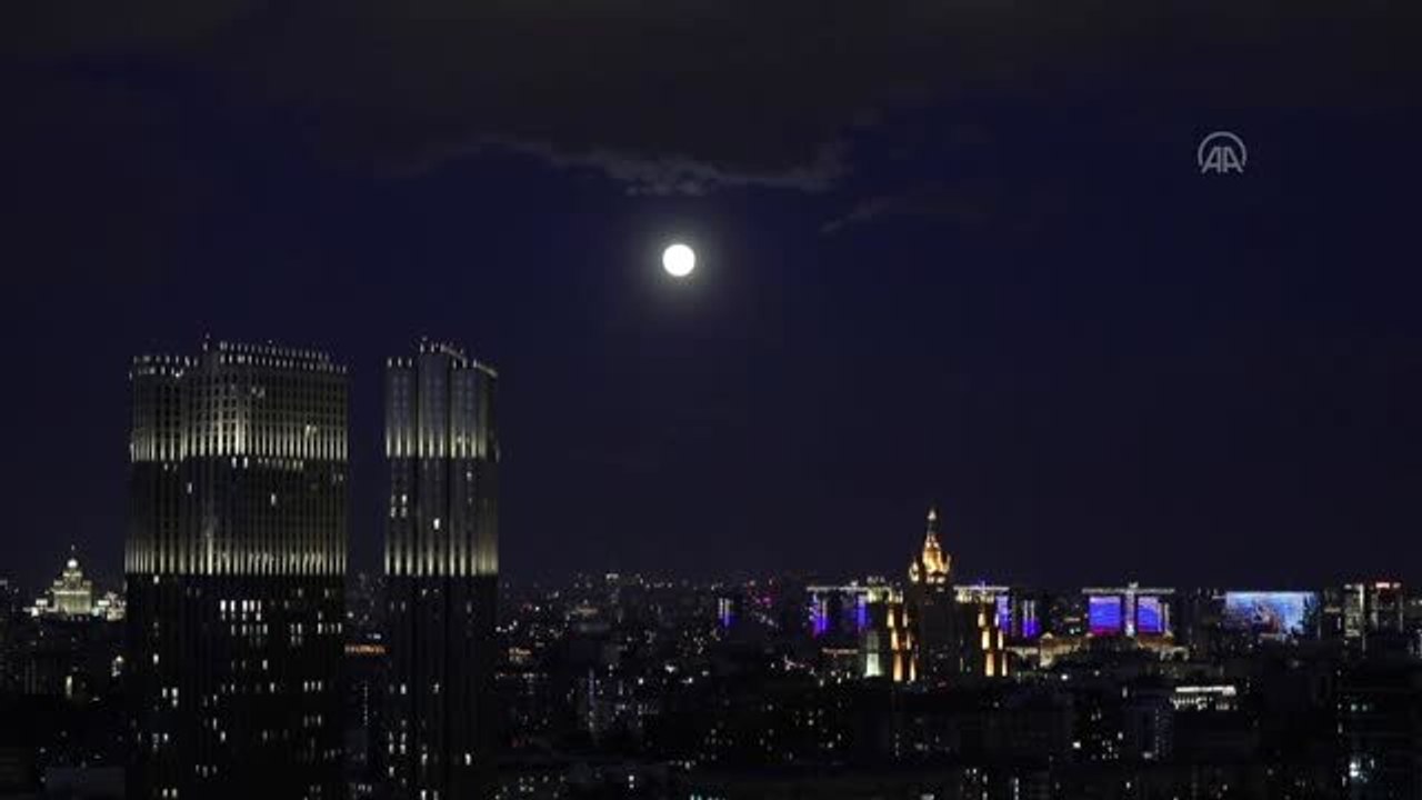 Moskova'da Muhteşem Dolunay 🌕