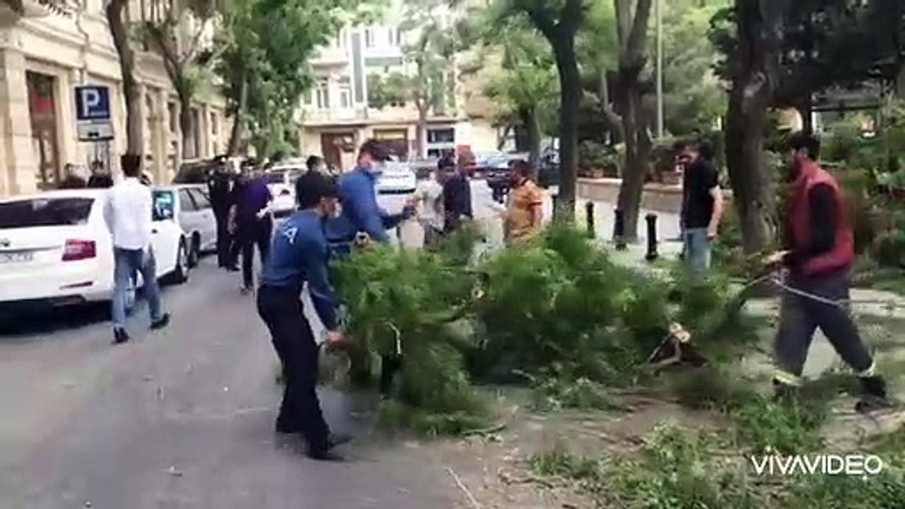 Баку сильный ветер