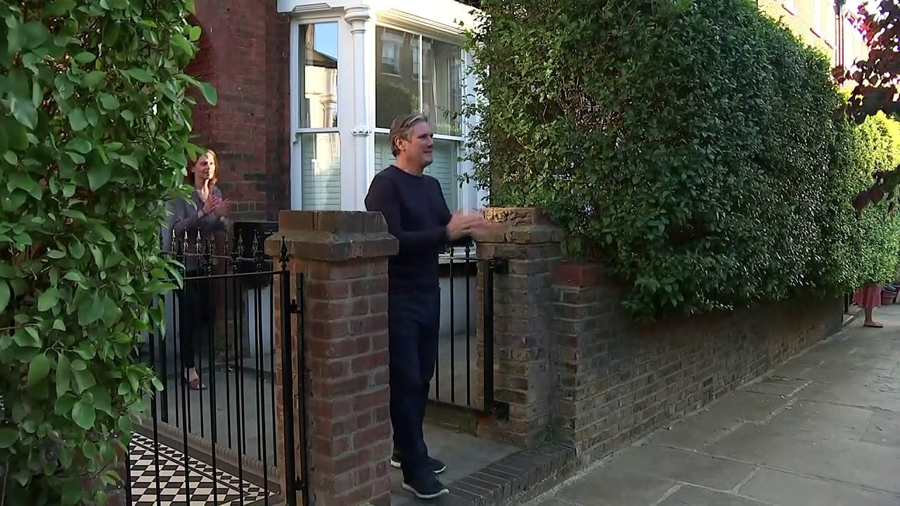 Sir Keir Starmer joins final 'Clap for Carers' event