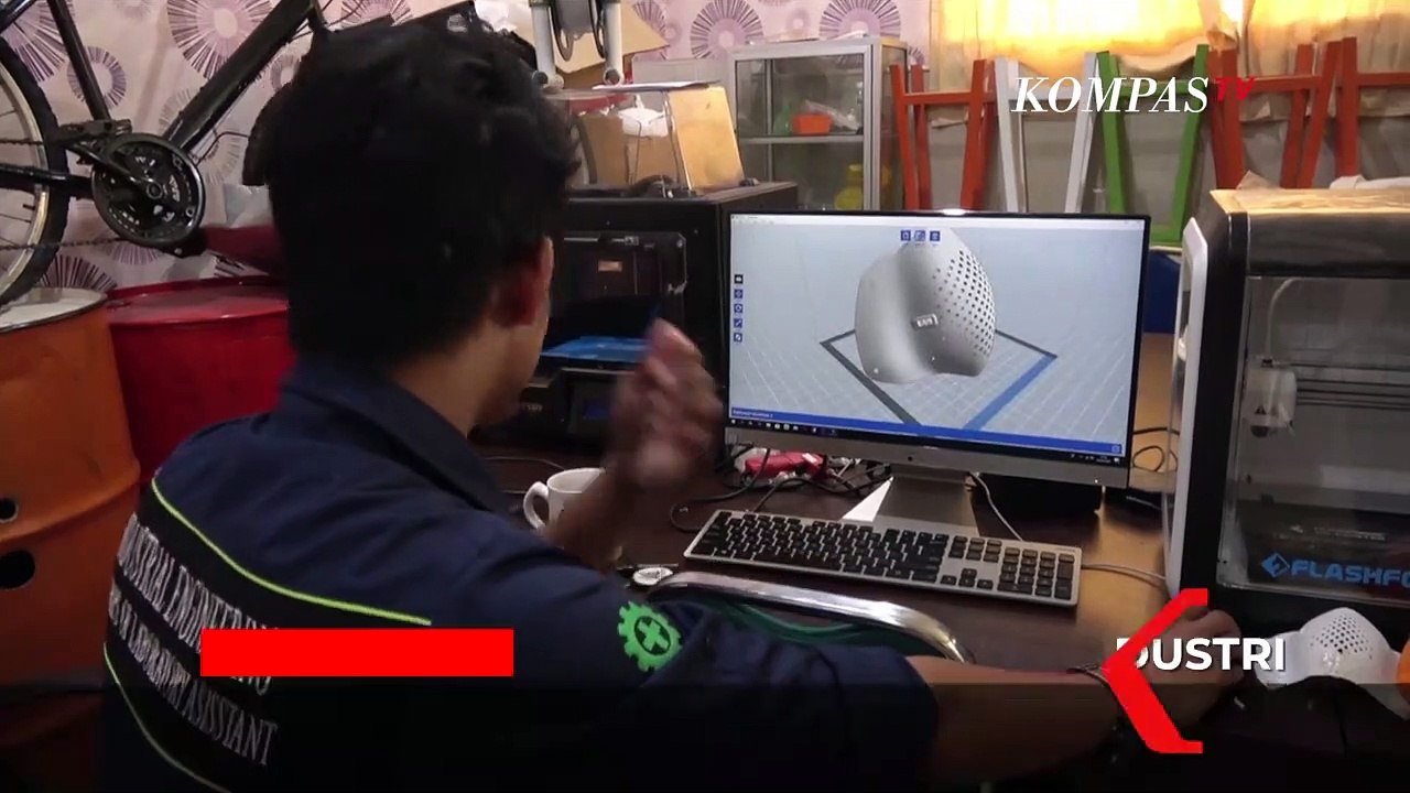 Masker 3D Ramah Lingkungan Karya Mahasiswa UMI Makassar