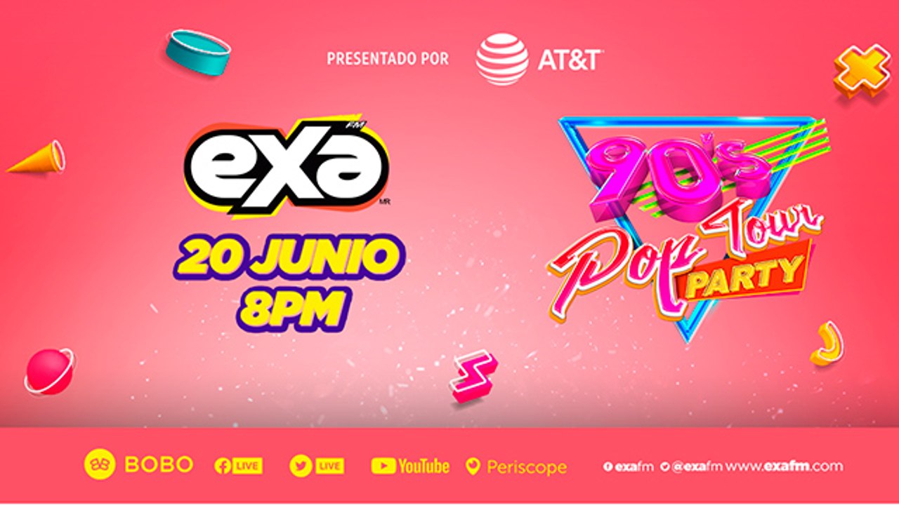 EXA 90's Poptour party