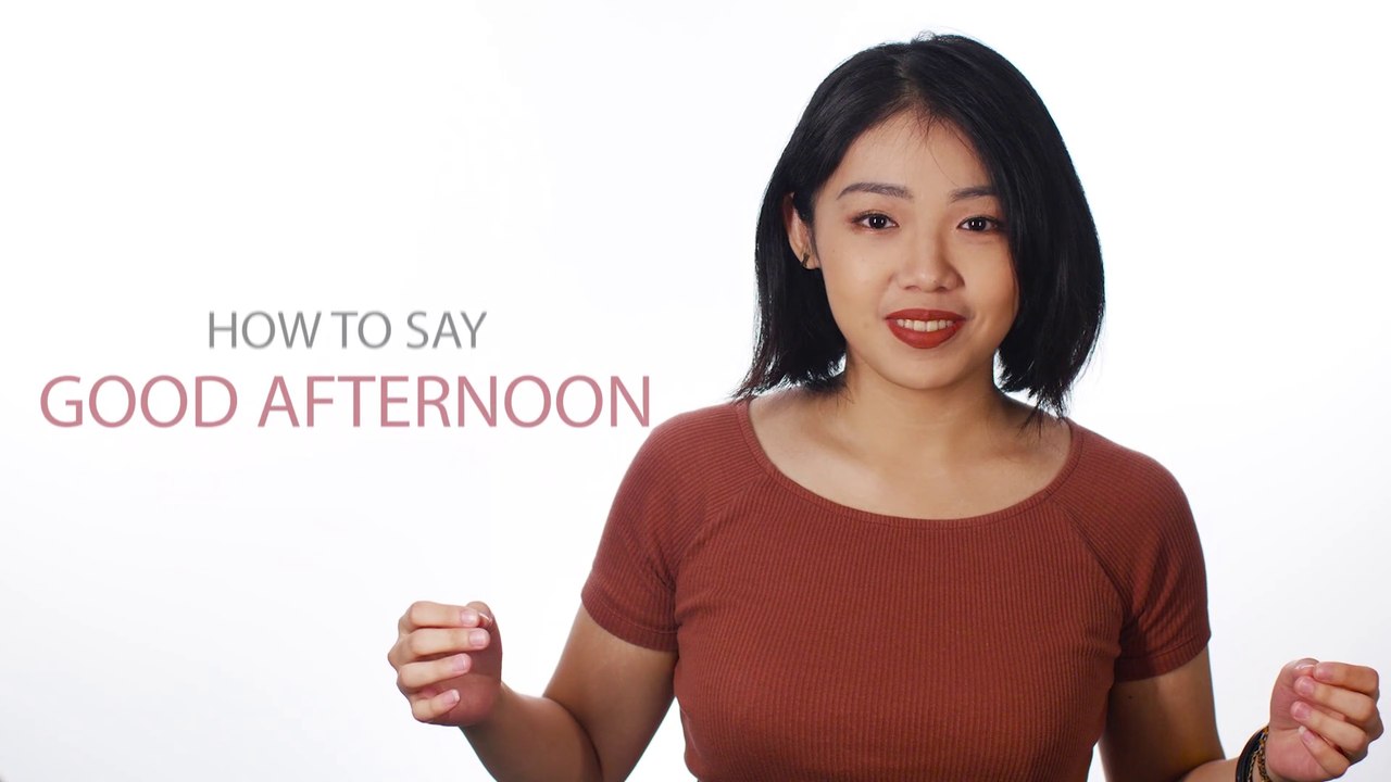 How to say "Good Afternoon" in Chinese | How To Say Series | ChinesePod