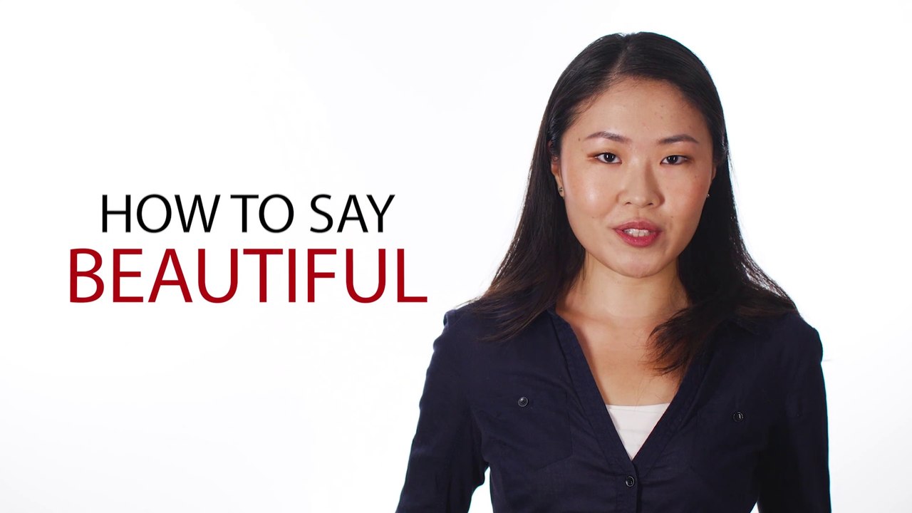 How to say "Beautiful" in Chinese | How To Say Series | ChinesePod