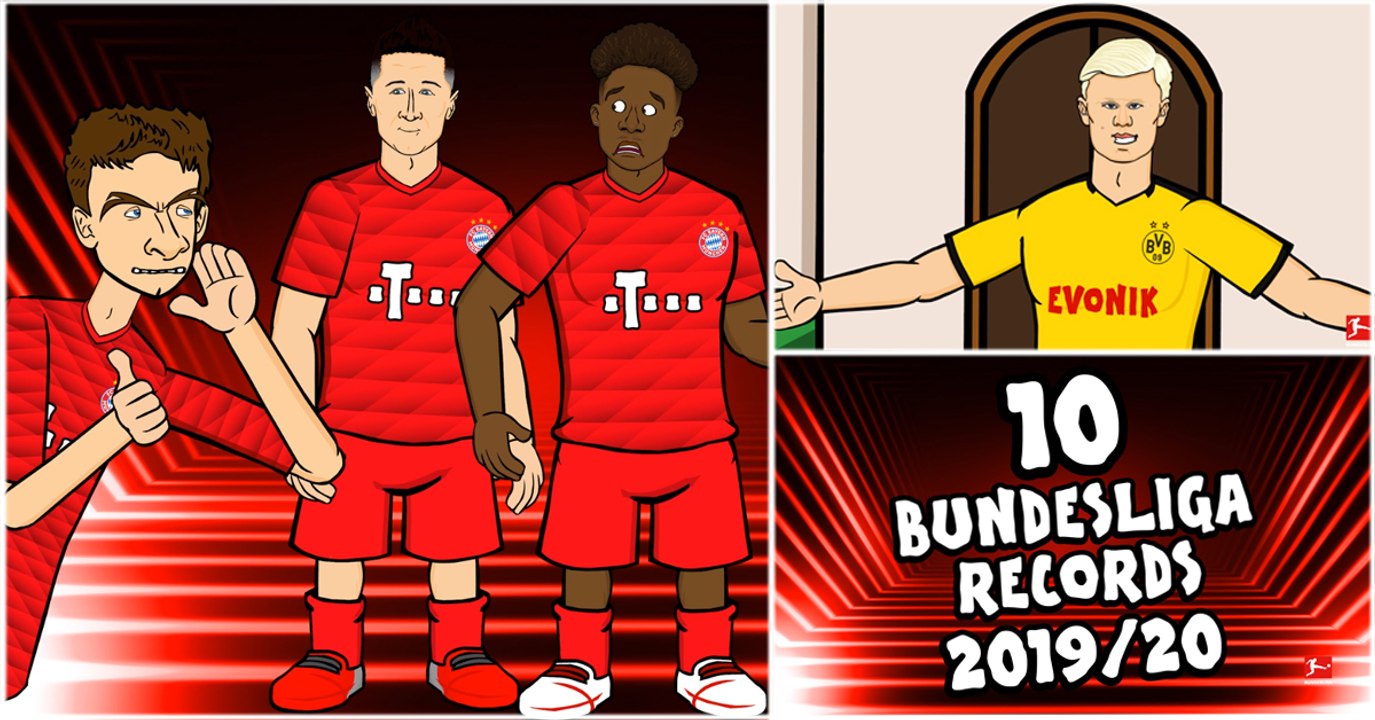Top 10 Bundesliga Records Season 2019/20 - Powered by 442oons