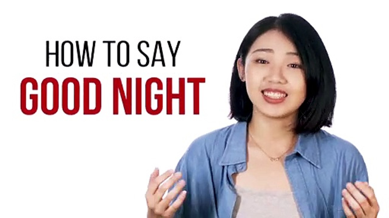 How to say "Good Night" in Chinese | How To Say Series | ChinesePod