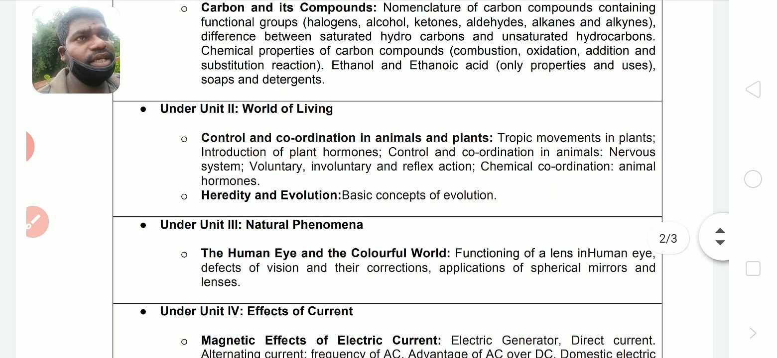 CBSE class X Science syllabus deleted part, clearly explained