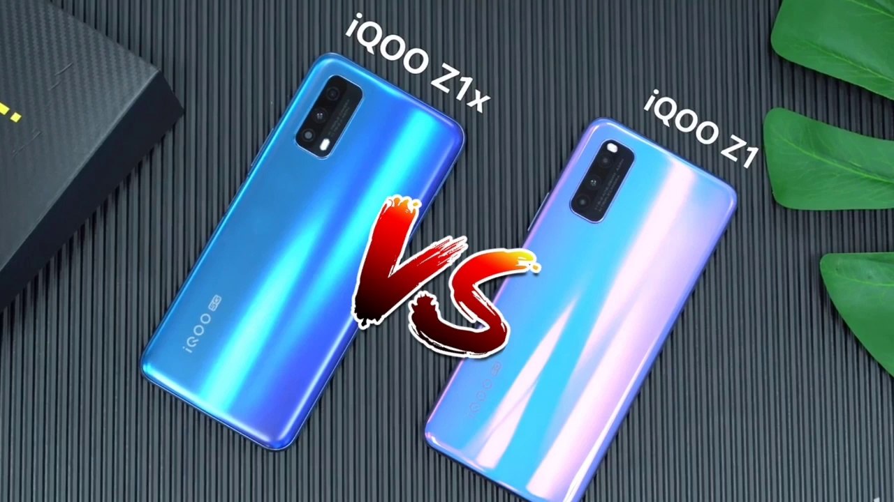 iQOO Z1X VS iQOO Z1 Side by Side Design Comparison