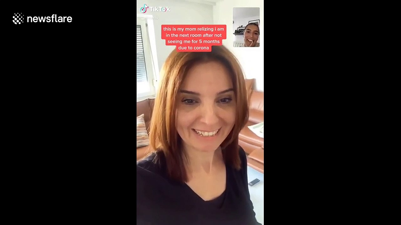 Emotional surprise reunion for mom and daughter after five months apart