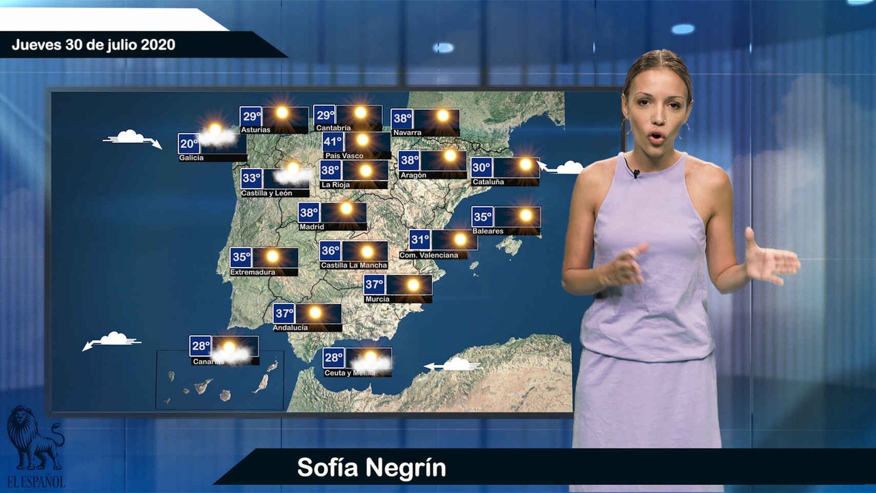 Pronóstico para el jueves 30 de julio.